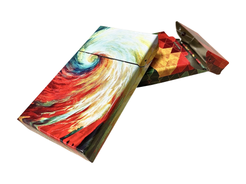 Etui na papierosy - metalowy Slim mix