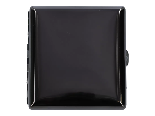 Papierośnica metalowa - czarny połysk