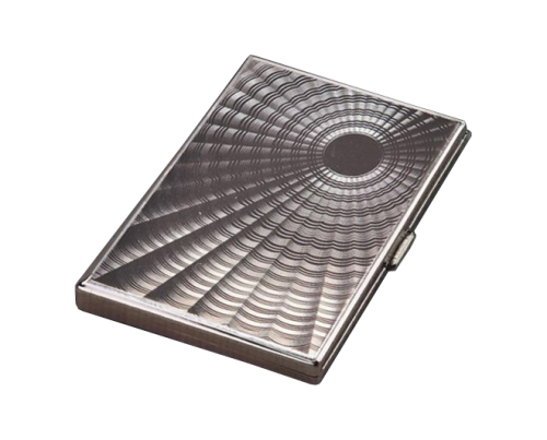 Papierośnica metalowa - Słońce