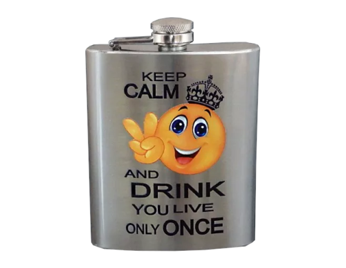 Piersiówka - Keep Calm 240 ml