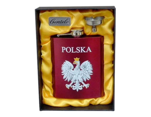 Piersiówka - Polska + pudełko 210 ml
