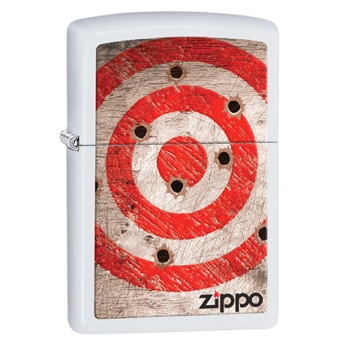 214001 White Matte, Bullet Holes