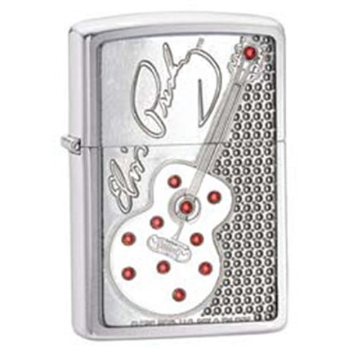 24841 Brushed Chrome, Elvis Guitar Bling