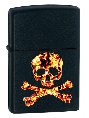 28044 Black Matte, Fire Skull