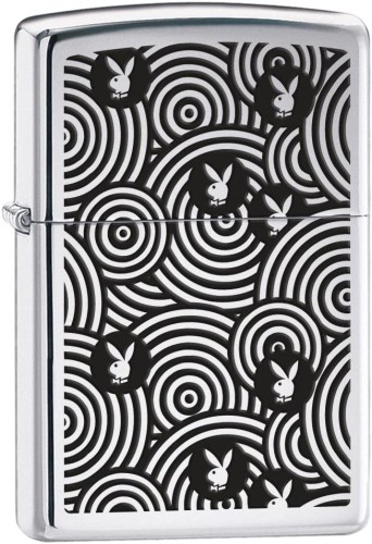 28075 High Polish Chrome, Playboy Pattern