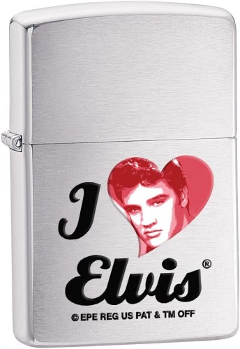 28258 Brushed Chrome, I Love Elvis
