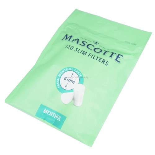 Filtry - Mascotte Menthol 6/15 mm