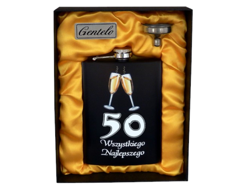 Piersiówka - urodzinowa "50" 240 ml