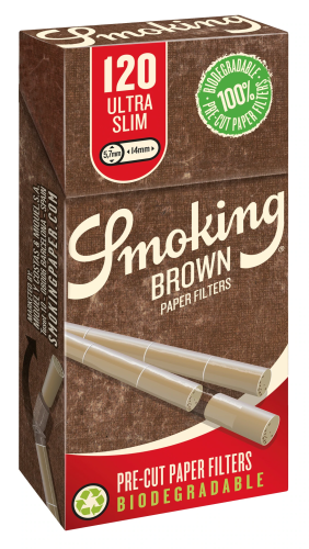 Filtry - Smoking  Brown Ultra Slim 120 szt.