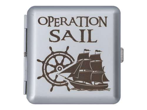 Papierośnica metalowa - Statek Mix