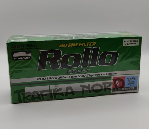 Gilzy Rollo Ultra Slim Green Menthol 200