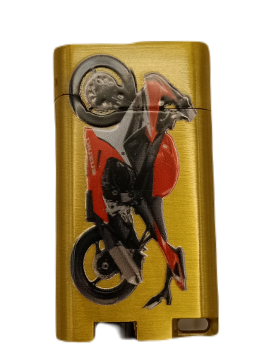 Zapalniczka prezentowa - Czerwony motocykl