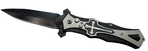 Nóż sprężynowy - duży krzyż 8-1296