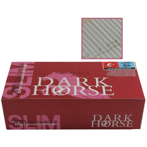 Gilzy Dark Horse Slim 200+10 long Biały