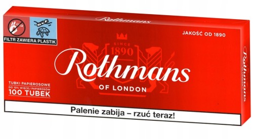 Gilzy - Rothmans Red 100 szt.