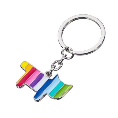  Brelok - Tęczowy kotek